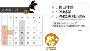 【重要】10月の診察について